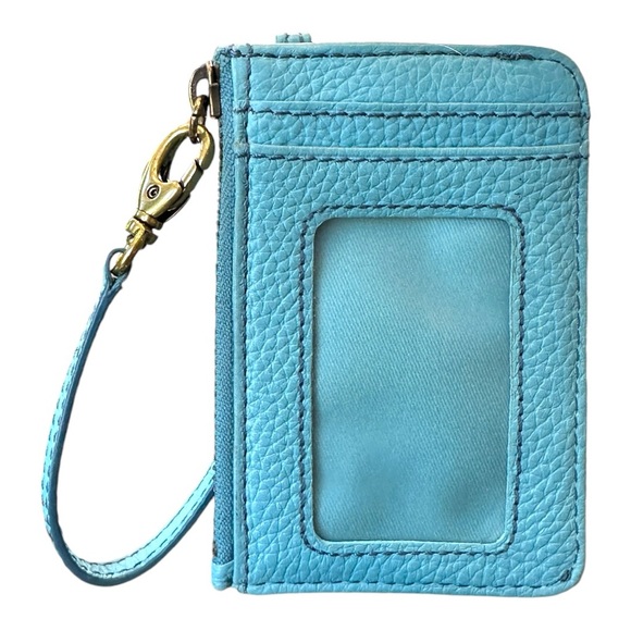 Fossil Leather Wristlet Pouch Cardholder - Picture 2 of 10